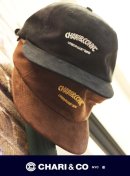 画像: 【CHARI&CO】SUEDE 6PANEL CAP OVERLAP LOGO入荷アップしました。