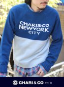 画像: 【CHARI&CO】BI TONE CREW KNIT LENNON TEXT入荷アップしました。