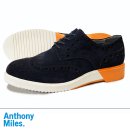 画像: 【Anthony Miles 】　BROOKE スエード レザー NAVY新入荷アップしました。