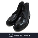 画像: 【WHEEL ROBE】CAP TOE LACE UP BLACK新入荷アップしました。