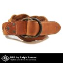 画像: 【RRL】レザー編込みベルト BROWN W34 新入荷アップしました。