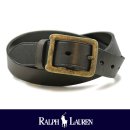 画像: 【POLO RALPH LAUREN】プレーンレザーベルト BLK  新入荷アップしました。