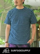 画像: 【SURFSIDE SUPPLY CO】INDIGO Pocket BORDER TEE 新入荷アップしました。