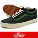 画像: 【VANS】OLD SKOOL (Matte Leather) Black/Verdant Green 新入荷アップしました。