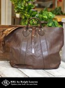 画像: 【RRL】LEATHER TOTE BAG D.BROWN  新入荷アップしました。