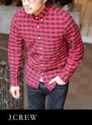 画像: 【J.CREW】BLOCK CHECK B.D SHIRTS BLACK/RED  再入荷アップしました。