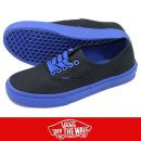 画像: 【VANS】AUTHENTIC (POP OUTSOLE）BLACK/BLUE 新入荷アップしました。