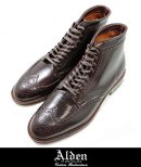 画像: 【ALDEN】D44801HC 5 EYELET WINGTIP BOOTS #8 BURGNDY 新入荷アップしました。