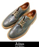 画像: 【ALDEN】D5510 WINGTIP BLUCHER ウィングチップ GREEN 新入荷アップしました。