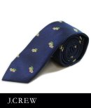 画像: 【J.CREW】ネクタイ シルク クラシックカー柄 NAVY　新入荷アップしました。