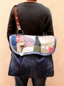 画像: 【JUDY AUGUR DESIGN/ジュディーオーガーデザイン】パッチワーク&キャンバスメールバッグ"MAIL BAG"新入荷アップしました。