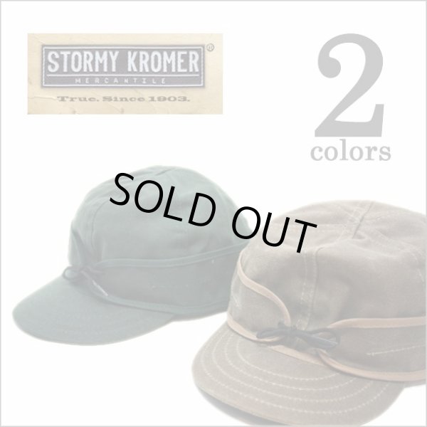 STORMY KROMER】 ワックスコットンハンティングキャップ - paper