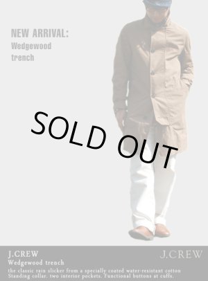 画像: 【J.CREW】Wedgewood trench ステンカラーコート