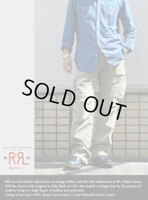 画像: 【RRL ダブルアールエル】リップストップカーゴパンツ