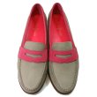 画像2: Cole Haan ALEA PENNY MOC SMOKE KHAKI/PINK (2)