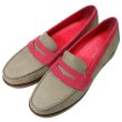 画像1: Cole Haan ALEA PENNY MOC SMOKE KHAKI/PINK (1)