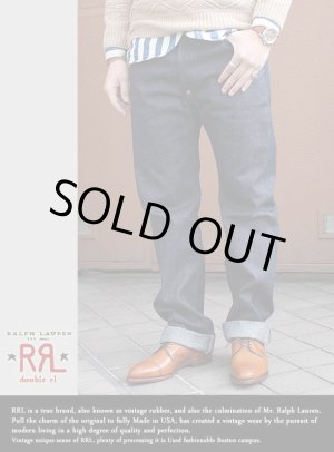 画像: 【RRL ダブルアールエル】  BUCKLE BACK RIGID DENIM PANT