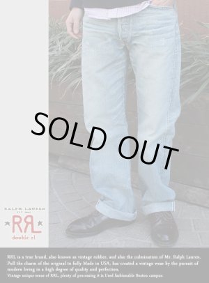 画像: 【RRL ダブルアールエル】 STRAIGHT LEG デニムパン