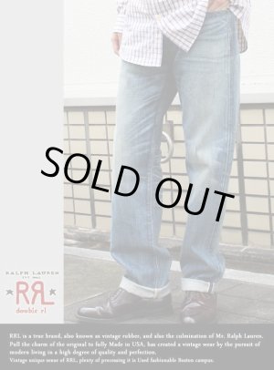 画像: 【RRL ダブルアールエル】 LOW STRAIGHT LEG デニムパンツ L.IND