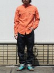 画像2: 【RALPH LAUREN】ミリタリーシャツ　ORANGE (2)