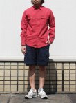 画像2: 【RALPH LAUREN】ミリタリーシャツ　RED (2)