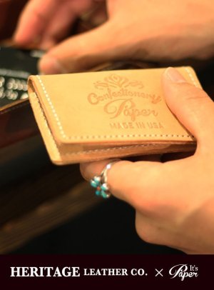 画像: 【HERITAGE LEATHER×paper】CARD CASE