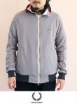 画像1: 【FRED PERRY】パイル トラックジャケット GRY (1)