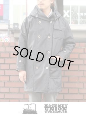 画像: 【HACKNEY UNION WORKHOUSE】ハックニーユニオンワークハウス Fisherman Long Coat フィッシャーマン ロングコートOILED