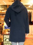 画像4: 【HACKNEY UNION WORKHOUSE】ハックニーユニオンワークハウス Fisherman Long Coat フィッシャーマン ロングコートWOOL (4)