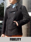 画像1: 【FIDELITY】フィデリティー  MEDIUM PEA COAT (1)