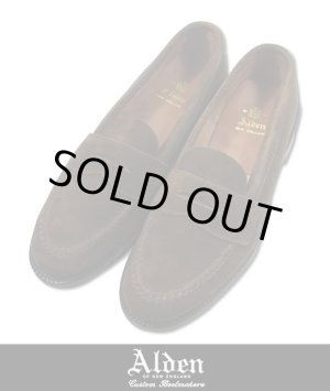 画像: 【Alden】#6245F UNLINED PENNY LOAFER SUEDE D.BRW