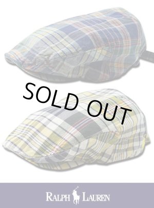 画像: 【RALPH LAUREN】ポロ ラルフローレン MADRAS CHECK HUNTING CAP