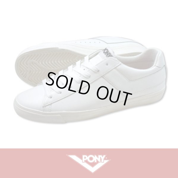 画像1: 【PONY】TOPSTAR EMPIRE PREMIUM LEATHER WHITE/WHITE (1)