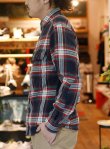 画像2: WOOLRICH WOOLEN MILLS ウールリッチウーレンミルズ COTTON FLANNEL SHIRTS NV/WH/RD (2)