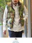 画像1: 【CRESCENT DOWN WORKS】クレセントダウンワークス DOWN VEST WOODLAND CAMO (1)