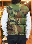 画像3: 【CRESCENT DOWN WORKS】クレセントダウンワークス DOWN VEST WOODLAND CAMO (3)