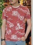 画像2: 【J.CREW】ジェイクルー Slim Washed Hawaiian Pocket  S/S TEE RED (2)