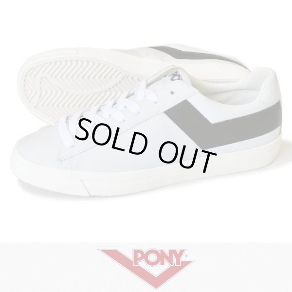 画像1: 【PONY】 ポニー TOPSTAR LEATHER WHITE/BLACK 日本別注 (1)