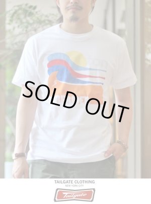 画像: 【Tailgate】  テイルゲート S/S TEE  COLOR WAVE WHT