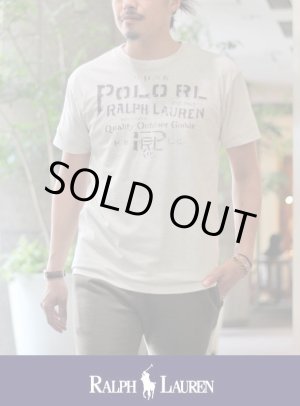 画像: 【Ralph Lauren 】 ポロ ラルフローレン ステンシルプリント TEE NAT