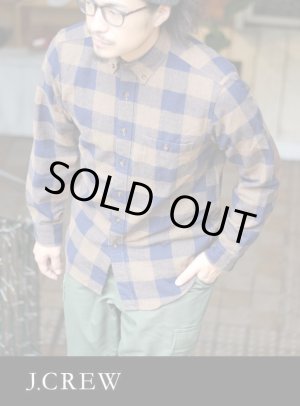 画像: 【J.CREW】ジェイクルー BLOCK CHECK SHIRTS BRN/NVY