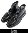 画像1: 【Alden】 オールデン 4465H  CORDOVAN WING TIP BOOTS BLK (1)