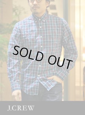 画像: 【J.CREW】 ジェイクルー ブロード B.D CHECK SHIRT BLUE/RED/WHITE