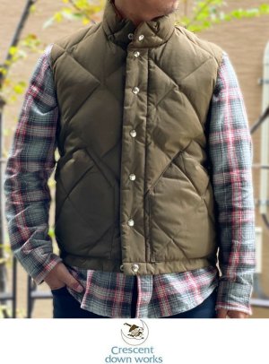 画像: 【CRESCENT DOWN WORKS】クレセントダウンワークス QUILTED DOWN JACKET