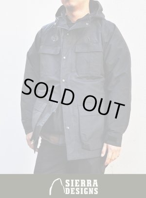 画像: 【SIERRA DESIGNS】 シェラデザイン 60/40 MOUNTAIN PARKA BLACK/BLACK