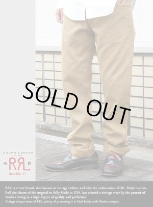 画像: 【RRL ダブルアールエル】Slim Fit PiquePants CML