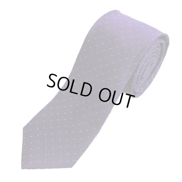 画像1: 【J.CREW】DOT TIE ドットタイ PPL/WHT (1)