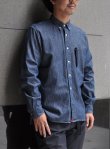 画像12: 【evenflow】 イーブンフロウ　BD Chambray shirts (12)