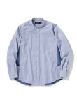 画像2: 【narifuri】 ナリフリ Stand collar ventilation shirt　スタンドカラーベンチレーションシャツ(NF4033) (2)