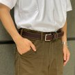 画像7: WOOLRICH WOOLEN MILLS ウールリッチウーレンミルズ RANDALL LEATHER BELT (7)